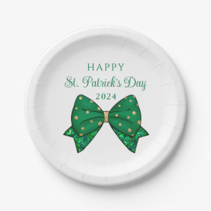 Assiettes En Carton Fête élégante de la Saint-Patrick