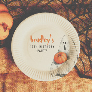 Assiettes En Carton Fête Spooktacular Halloween Anniversaire Garçon Fa