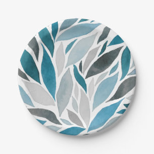 Assiettes En Carton feuille d'arbre