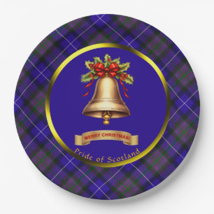 Assiettes En Carton Fierté écossaise Tartan Noël personnalisé