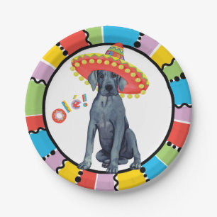 Assiettes En Carton Fiesta great dane