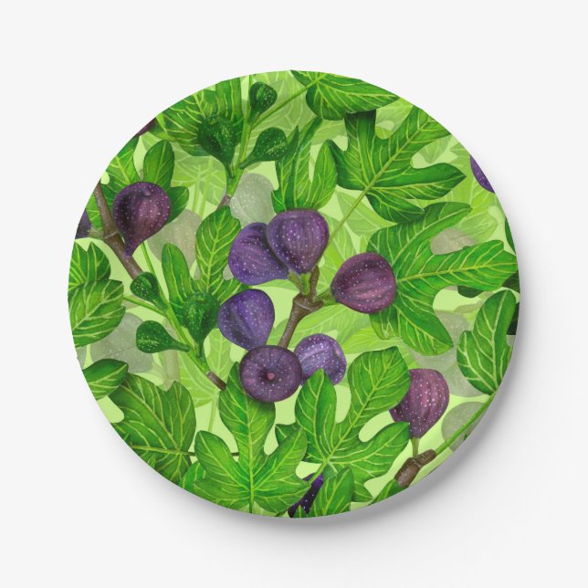 Assiettes En Carton Figes 2 (Devant)