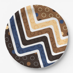 Assiettes En Carton Figures géométriques 2