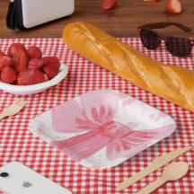 Fille au Nœud Rose Anniversaire