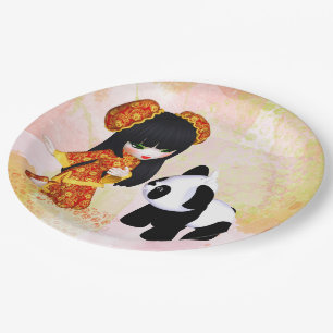 Assiettes En Carton Fille de Kawaii Chine