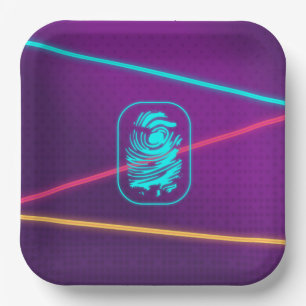 Assiettes En Carton Filles Spy Party Plaques laser