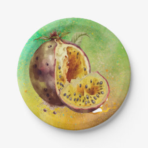 Assiettes En Carton fiole aquarelle