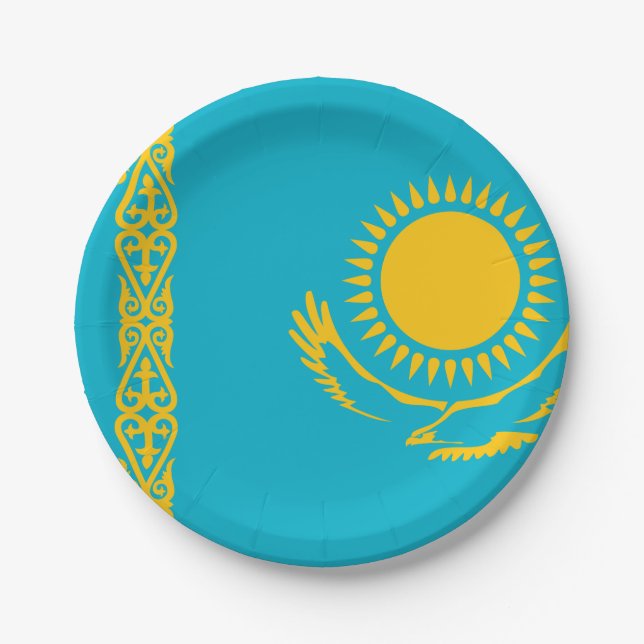Assiettes En Carton Flag (Devant)