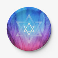 Flammes de rouge bleu du bat mitzvah | de barre