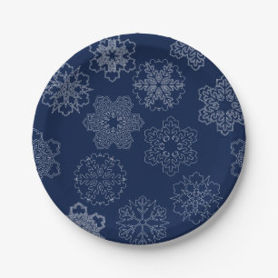 Assiettes En Carton Flèche de neige