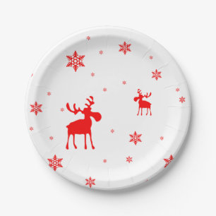Assiettes En Carton Flèche-neige simple et moderne