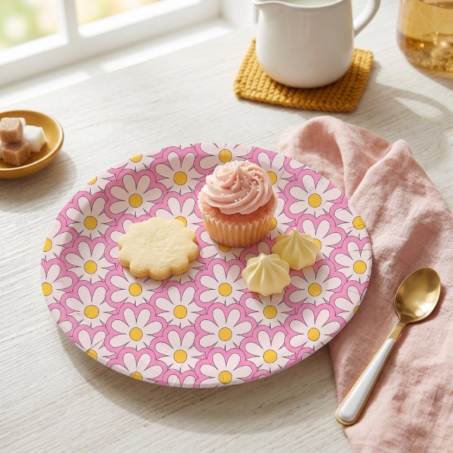 Assiettes En Carton Fleur (Créateur téléchargé)