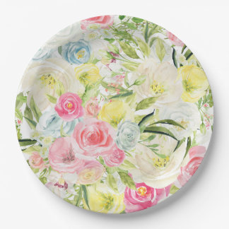 Assiettes En Carton Fleur de lune