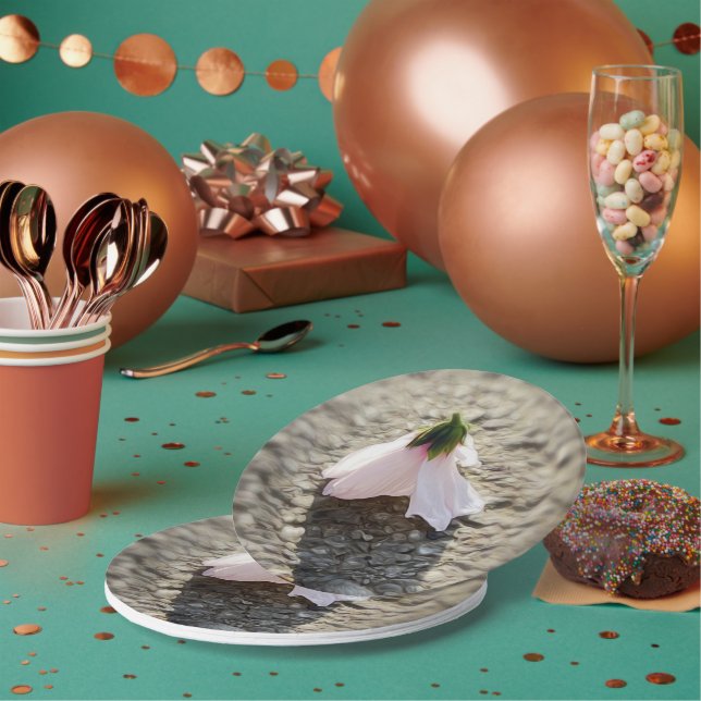 Assiettes En Carton Fleur d'échecs (Multi)