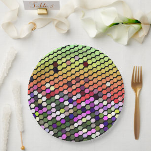 ASSIETTES EN CARTON FLEUR SAUVAGE