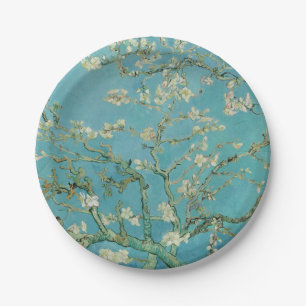 Assiettes En Carton Fleurs d'amandier par Vincent Van Gogh Beaux-arts