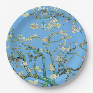 Assiettes En Carton Floraison des amandiers Vincent Van Gogh