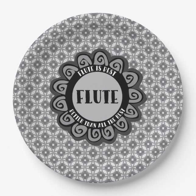 Assiettes En Carton Flute est le meilleur (Devant)