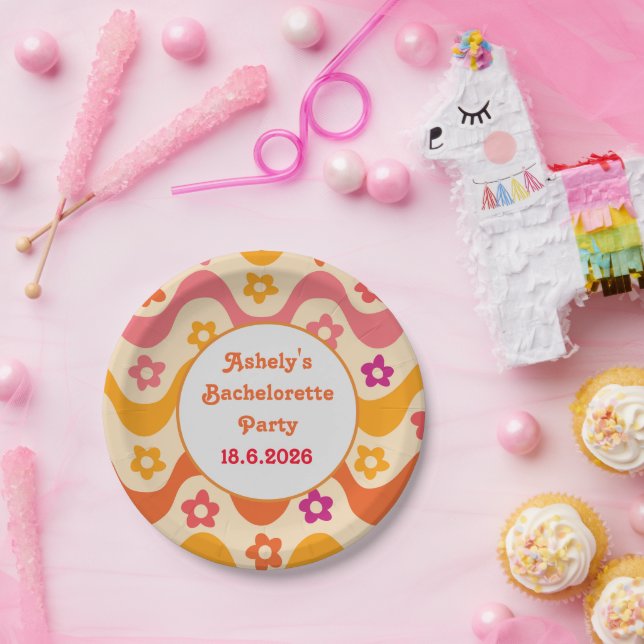 Assiettes En Carton Folle et fiancée, soirée d'enterrement de vie de j (Fête)