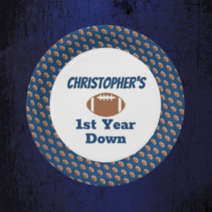 Assiettes En Carton Football 1er anniversaire