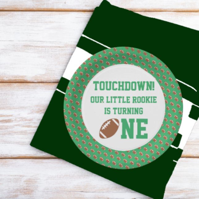 Assiettes En Carton Football 1er anniversaire (Créateur téléchargé)