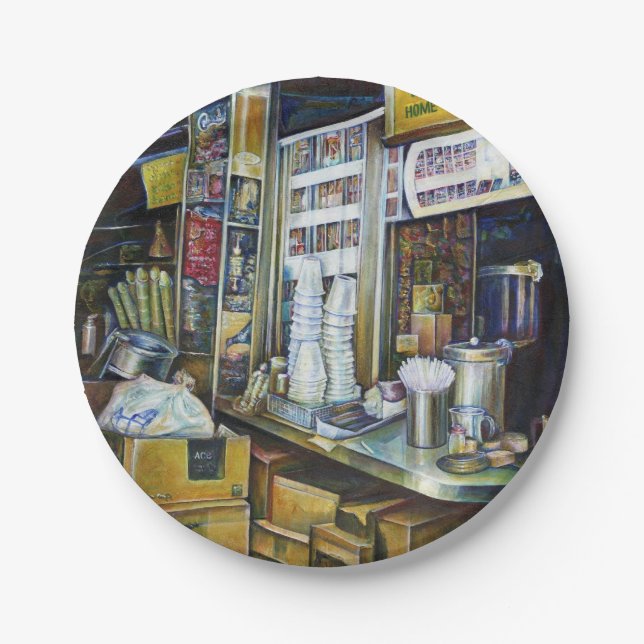 Assiettes En Carton Forces de la lumière inculpées émotionnellement, S (Devant)