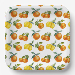 Assiettes En Carton Forêt tropicale