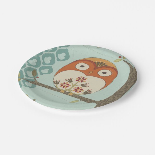 Assiettes En Carton Forêt Whimsy I (Angle)
