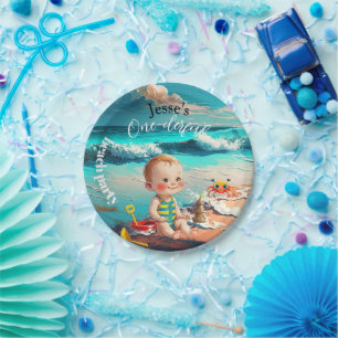 Assiettes En Carton Formidable premier anniversaire