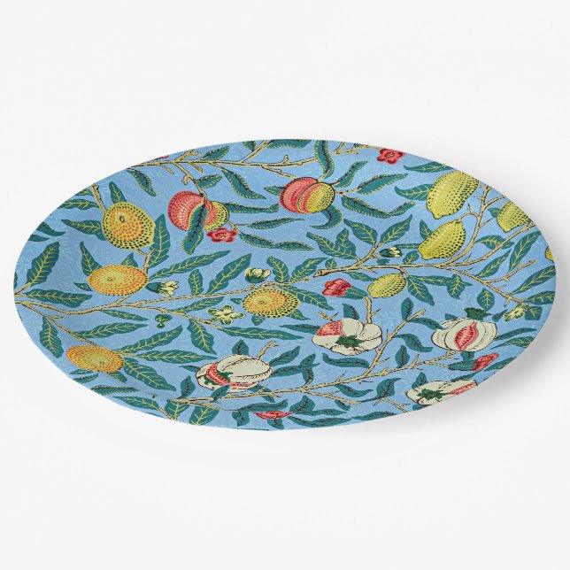 Assiettes En Carton Four Fruits par William Morris (Angle)