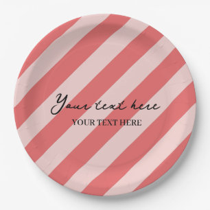 Assiettes En Carton Fournitures de fête colorées et élégantes avec ray