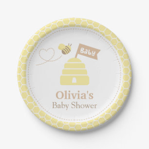 Assiettes En Carton Fournitures élégantes et mignonnes pour Baby Showe