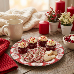 Assiettes En Carton Fraise