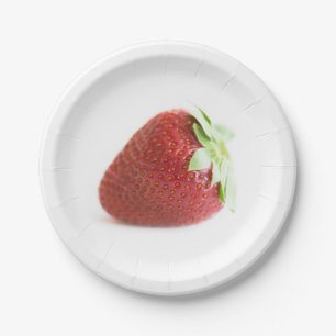Assiettes En Carton Fraises