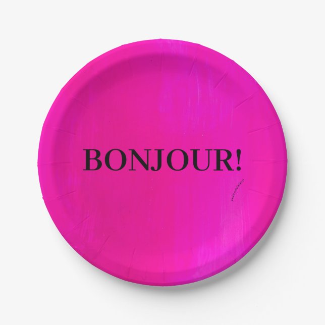 Assiettes En Carton français (Devant)