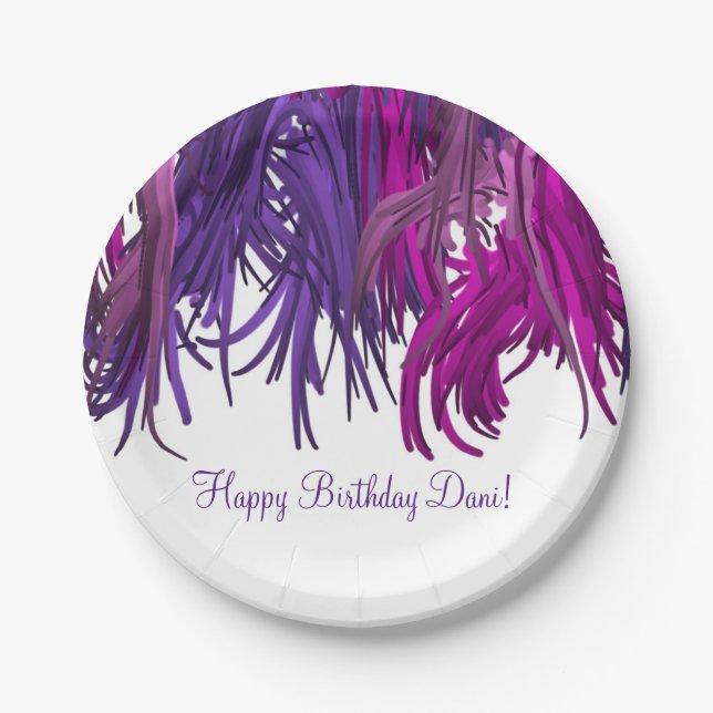 Assiettes En Carton Frange ! (Devant)