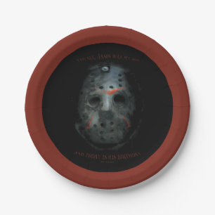 Assiettes En Carton Freddy contre Jason Devis Jason Mask
