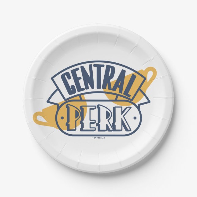 Assiettes En Carton FRIENDS™ | Central Perk (Devant)