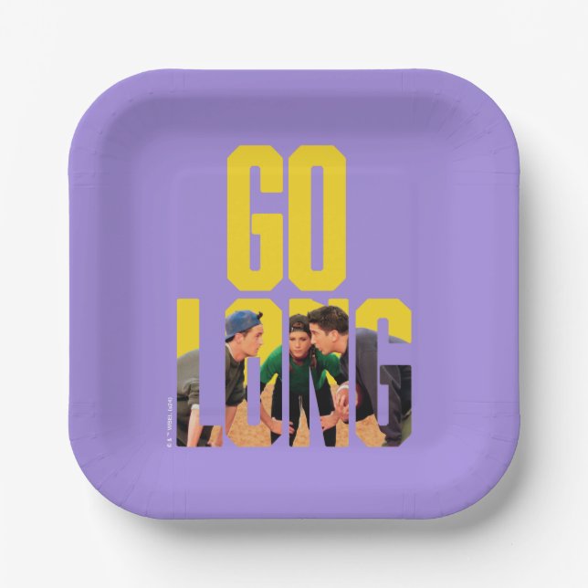 Assiettes En Carton FRIENDS™ | Citation Go Long (Recto)