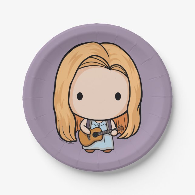 Assiettes En Carton FRIENDS™ | Phoebe Chibi (Devant)