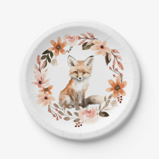 Assiettes En Carton Frilly Fox