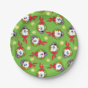 Assiettes En Carton Frosty the Snowman™ Crème Frosty Holiday