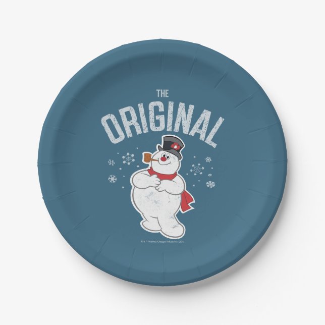 Assiettes En Carton Frosty the Snowman™ | L'original (Devant)