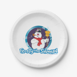 Assiettes En Carton Frosty the Snowman™ Portrait magique Frosty