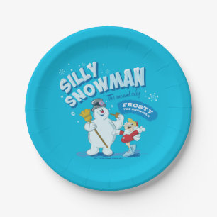Assiettes En Carton Frosty the Snowman™ "Silly Snowman"