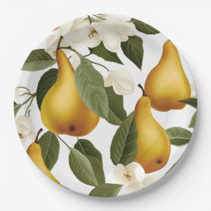Assiettes En Carton Fruit Fiesta - Thème Fruit Coloré