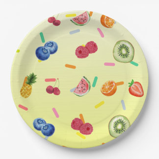 Assiettes En Carton Fruitfetti