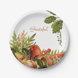 Assiettes En Carton Fruits sur plaques de papier