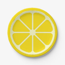 Fun Été Citrus Papier Plaque