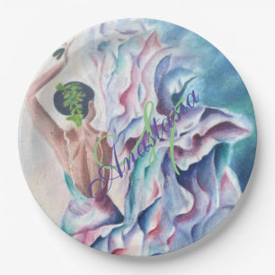 ASSIETTES EN CARTON FUN FLAMENCO DANCE PARTY MONOGRAS